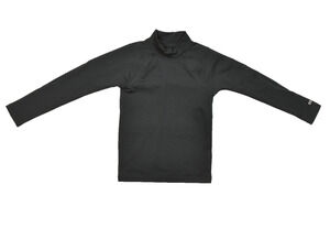 DSG Boys Cold Weather Compression Mock Neck Long Sleeve Shirt Black Size L NEW